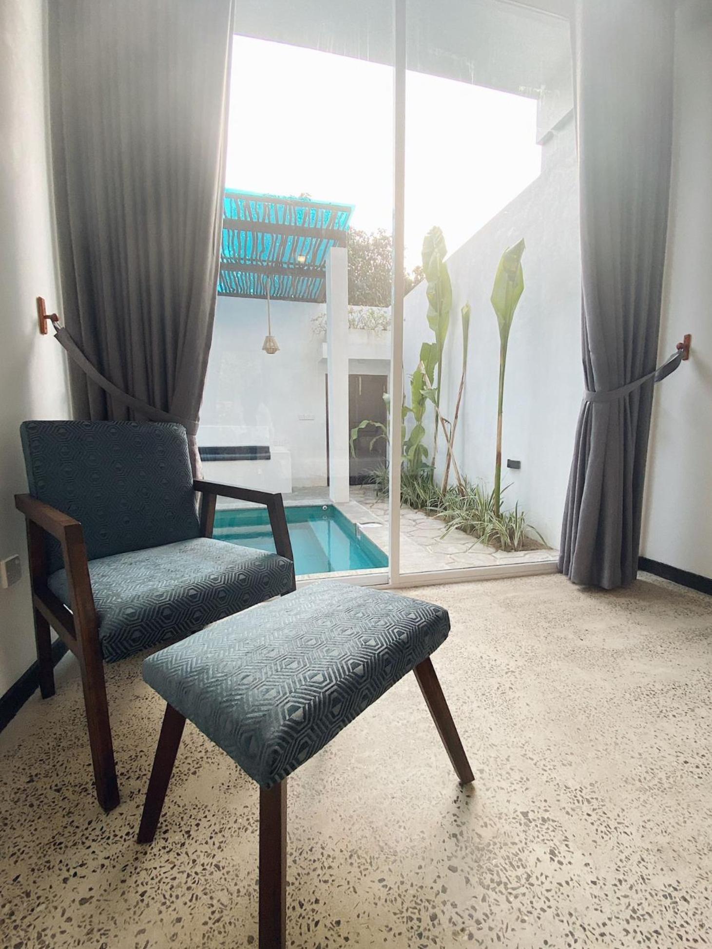 Private Pool Cabanas Ac - Angam Villas Hikkaduwa Exterior photo