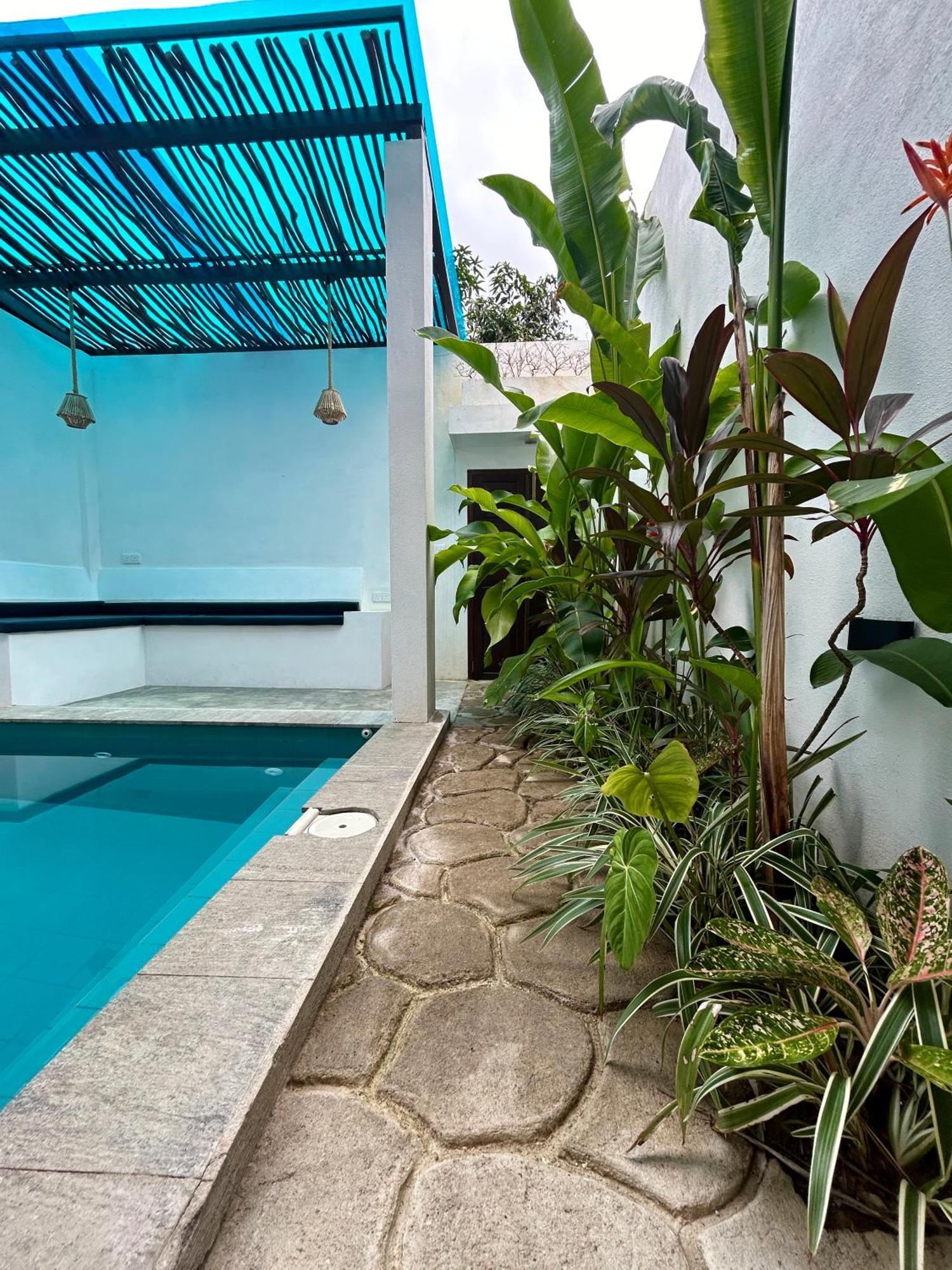 Private Pool Cabanas Ac - Angam Villas Hikkaduwa Exterior photo